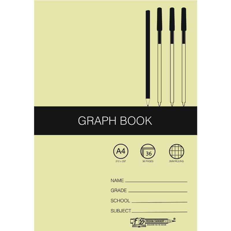 BOOKS A4 GRAPH BOOK 36PG