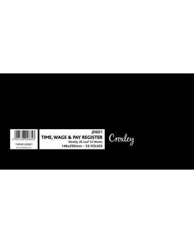 BOOK CROXLEY WAGE BOOK JD601