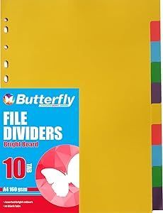 BANTEX 12 DIVISION 6 COL PVC DIVIDERS