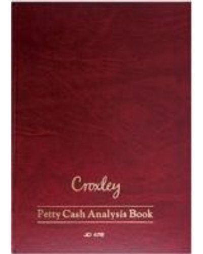 PETTY CASH ANALYSIS BOOK JD478