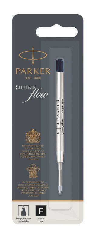 PARKER BALL POINT PEN REFILL BLACK F
