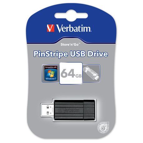 VERBATIM 64 GIG FLASH DRIVE