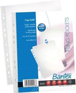 BANTEX A5 (100) POCKETS