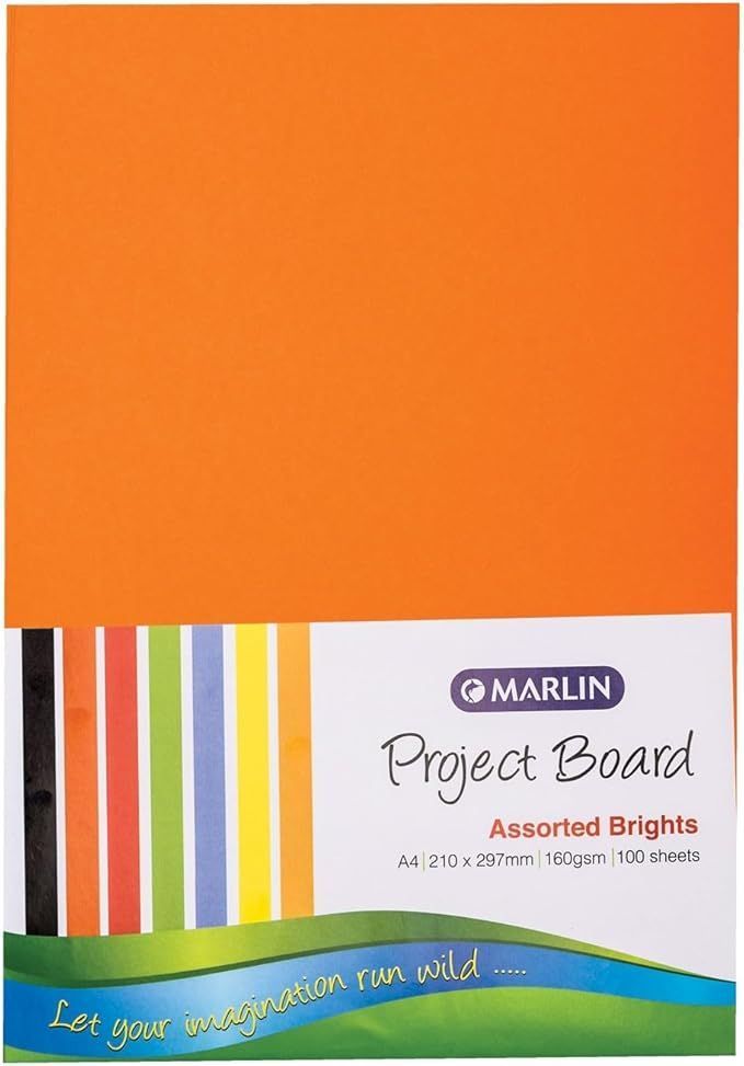 A4 160GSM BRIGHT BOARD (100'S)