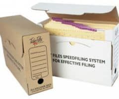 A4 ARCHIVE CONTAINER 5 PACK 330x245x215