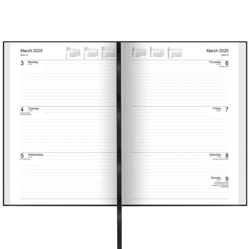 A4 WEEK TO VIEW DIARY