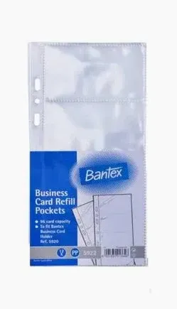 BANTEX BUS CARD REFILLS 12/PACK 5922-08
