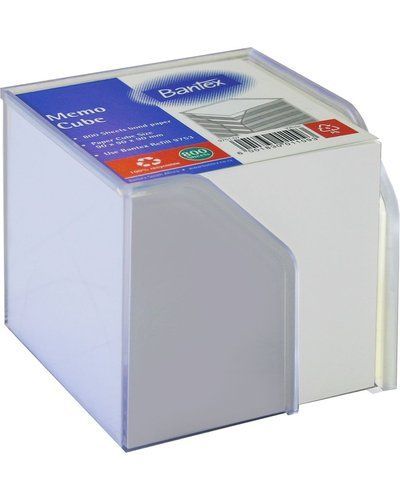 BANTEX CUBE HOLDER AND REFILL WHITE