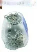 BANTEX PAPER CLIP DISPENSER CLEAR