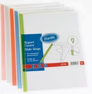 BANTEX REPORT COVER SLIDE BINDER