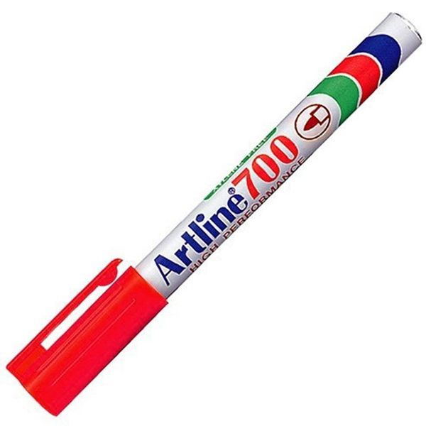 ARTLINE PERMANENT MARKER EK700 RED