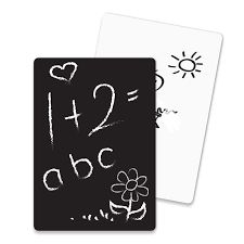 BLACK BOARD A4 DOUBLE SIDED BLACK/WHITE