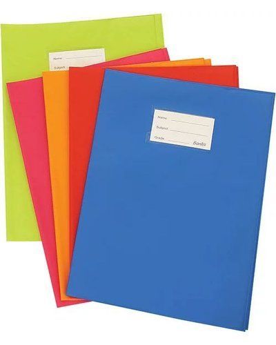 BOOK COVERS BANTEX PVC SLIP ON ASSRT 10'S