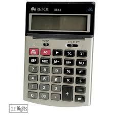 CALCULATOR TREFOIL 12 DIGIT 4613