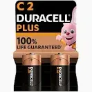 BATTERY DURACELL C SIZE PACK OF 2