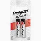 BATTERY ENERGISER AAAA PACK OF 2