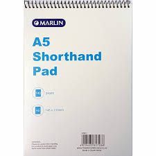 BOOK SHORTHAND NOTEBOOK A5