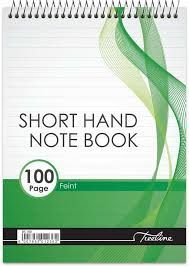 BOOKS A6 SHORTHAND NOTEBOOK 100PG