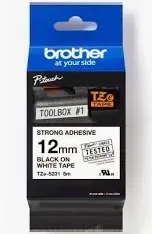 BROTHER MK 231 BLACK ON WHITE 12MM