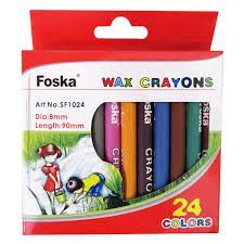 WAX CRAYONS FOSKA 24'S