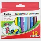 WAX CRAYONS FOSKA 12'S