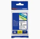 BROTHER TZ 221 9MM TAPE BLK ON WHITE