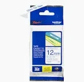 BROTHER TZ233 LABEL 12mm BLUE/WHITE