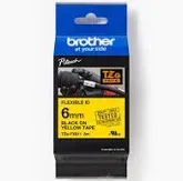 BROTHER TZ611 TAPE 6MM BLK/YELLOW