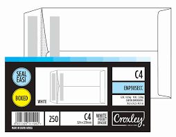 C4 WHITE ENVELOPES (250)