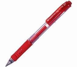 PENTEL HYBRID GEL GRIP PEN RED