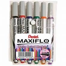 PENTEL MAXIFLO W/B MARKERS WALLET 6
