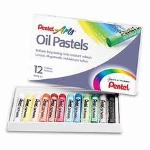 PENTEL OIL PASTELS 12'S