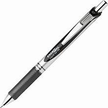PENTEL RETR. PEN 0.7 R/GRIP BLACK