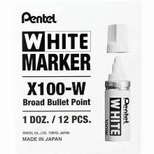 PENTEL WHITE MARKER BROAD X100W