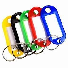 PLASTIC KEY TAGS