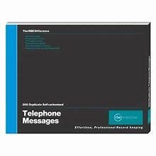 RBE TELEPHONE MESSAGE PADS