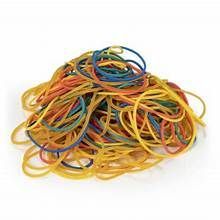 RUBBER BANDS ASSORTED 100GSM