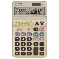 CALCULATOR SHARP EL782C
