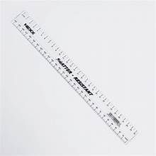 RULER 30CM CLEAR