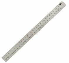 RULER 60CM METAL