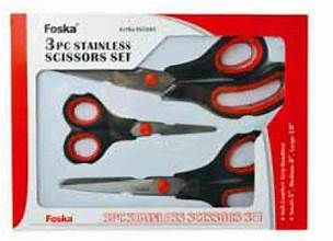 SCISSORS FOSKA 3PIECE SET
