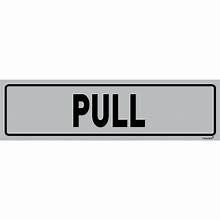 SIGN-PULL HORIZONTAL 180X50