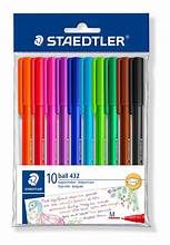 STAEDTLER COLOUR PENS PACK 10