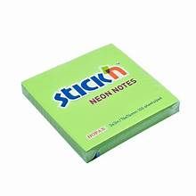 STICK N NOTE 76X76 NEON LIME