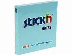 STICK N NOTES 76X76 BLUE