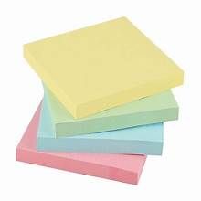 STICKY NOTE PAD 75X75 PASTEL