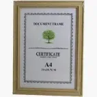 CERTIFICATE FRAMES A4
