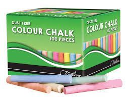 CHALK ASSORTED 100'S