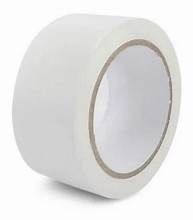 TAPE 48X50 PVC WHITE