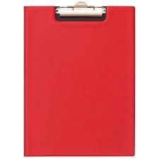 CLIPBOARD PVC RED